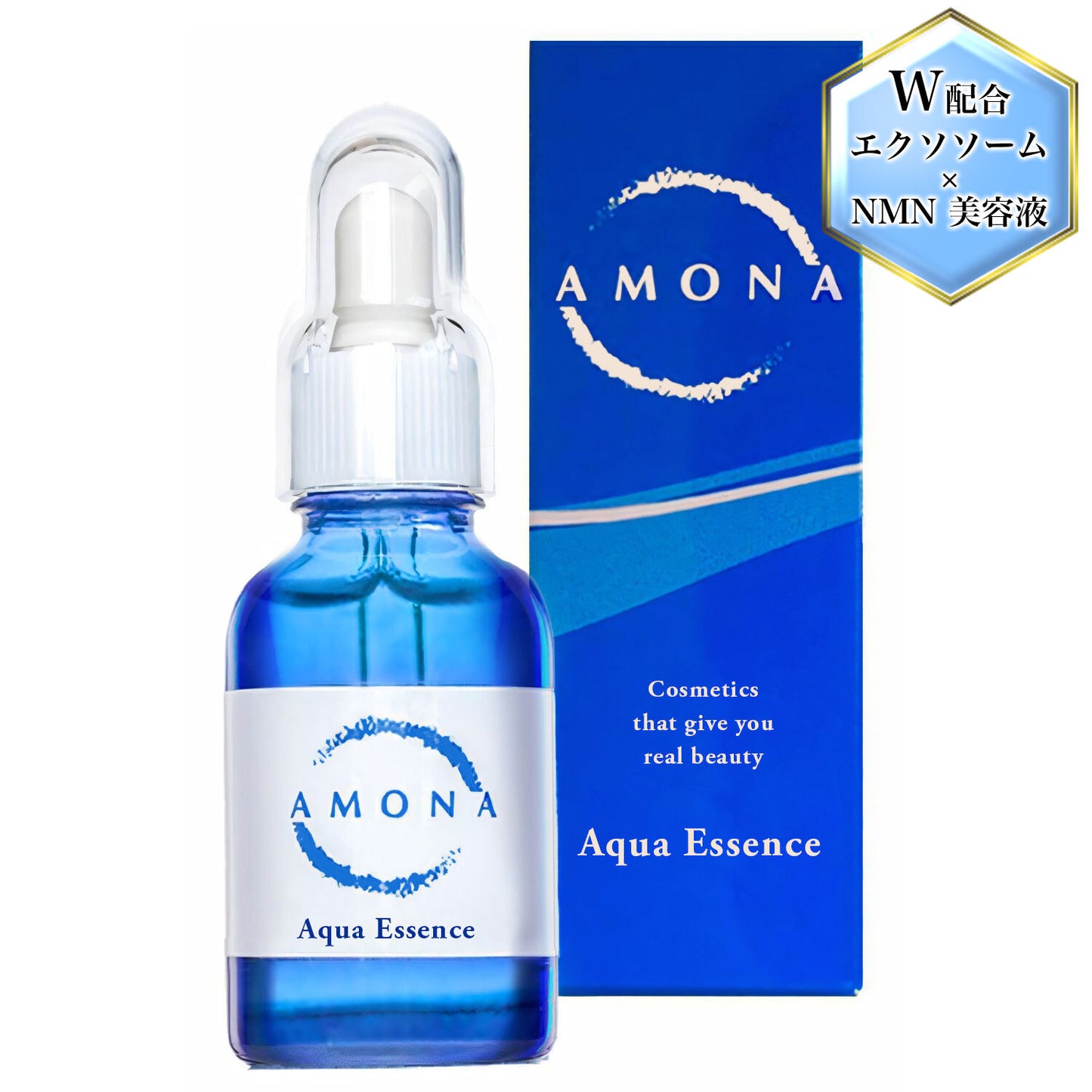 AMONA エクソソーム×NMN 美容液 【浸透型コラーゲン40%配合】