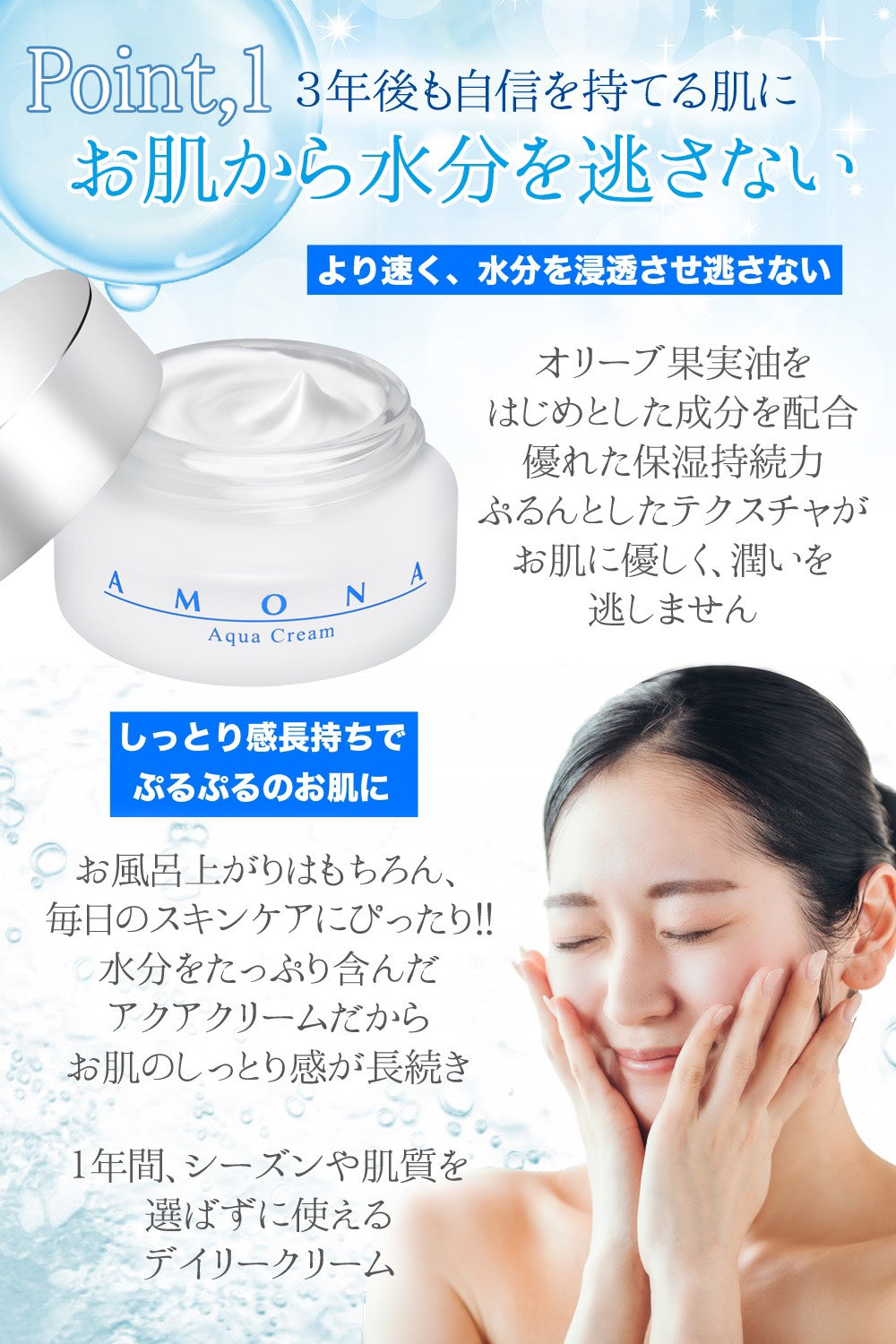 AMONA ヒト幹細胞エクソソーム 保湿クリーム
