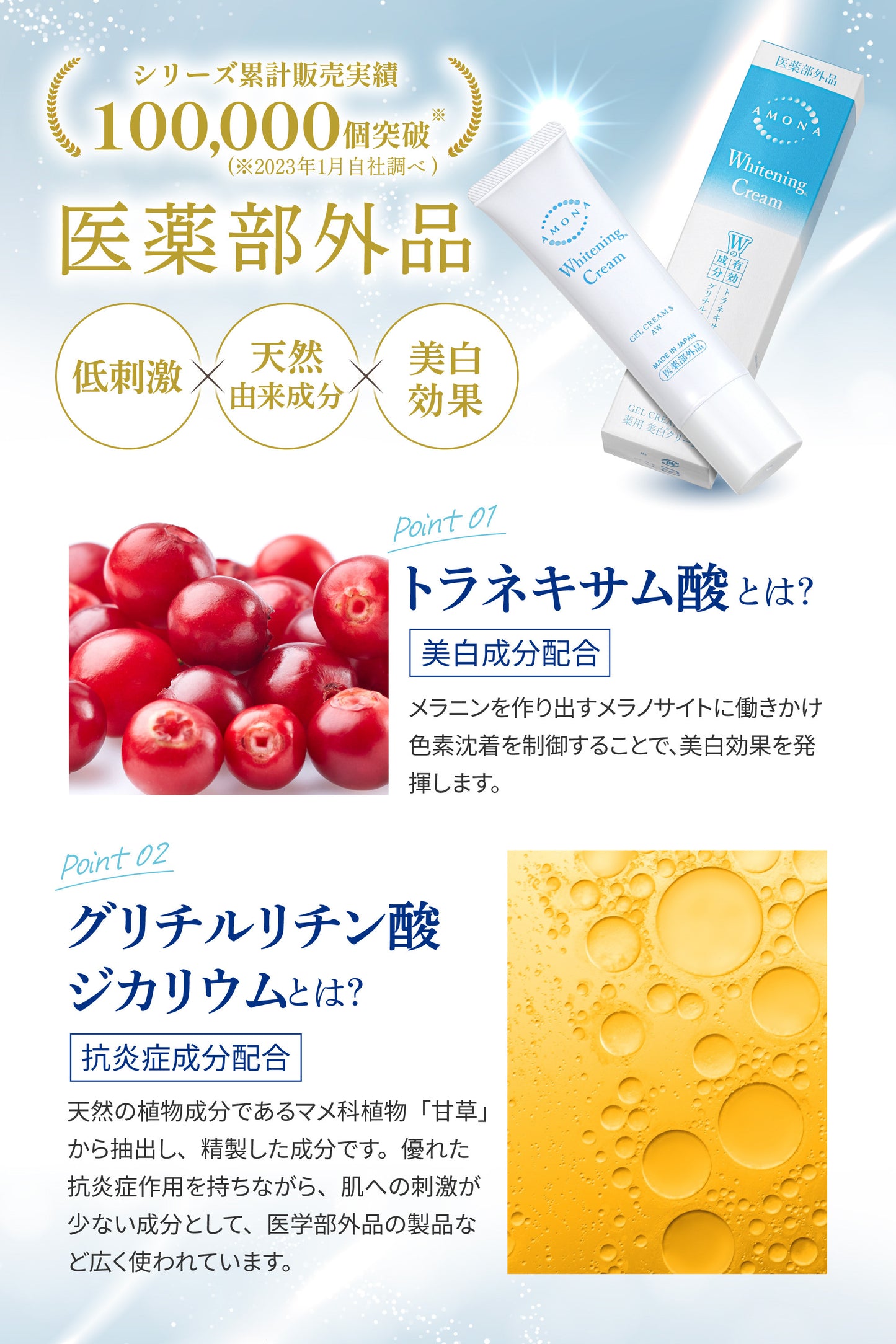 AMONA 薬用美白クリーム