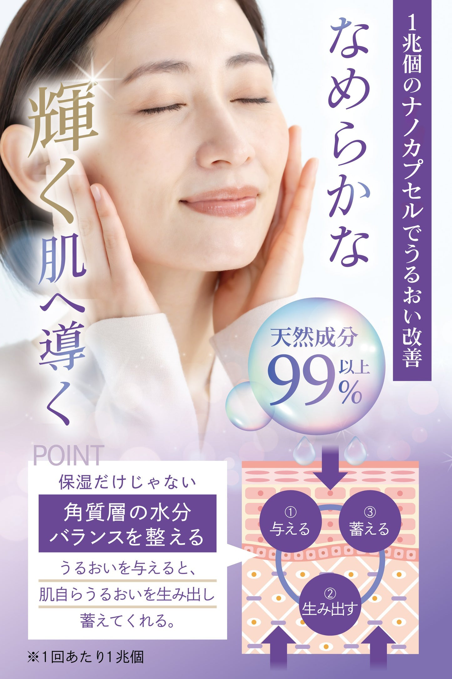 AMONA 1兆個のナノカプセル 【リポソーム】化粧水